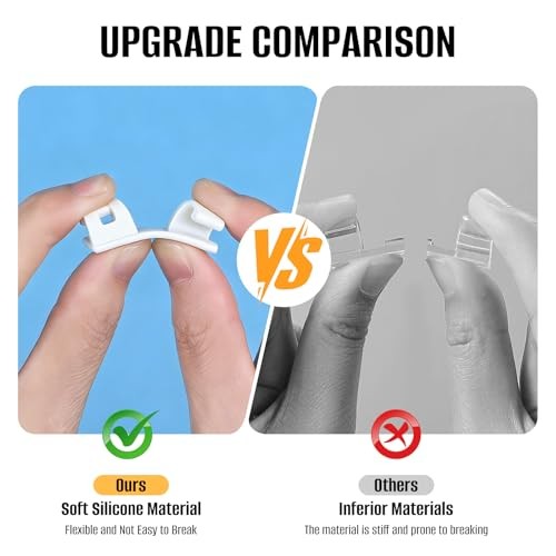 50 Pcs Self Adhesive Cable Clips,Upgraded Cable Management with Screw