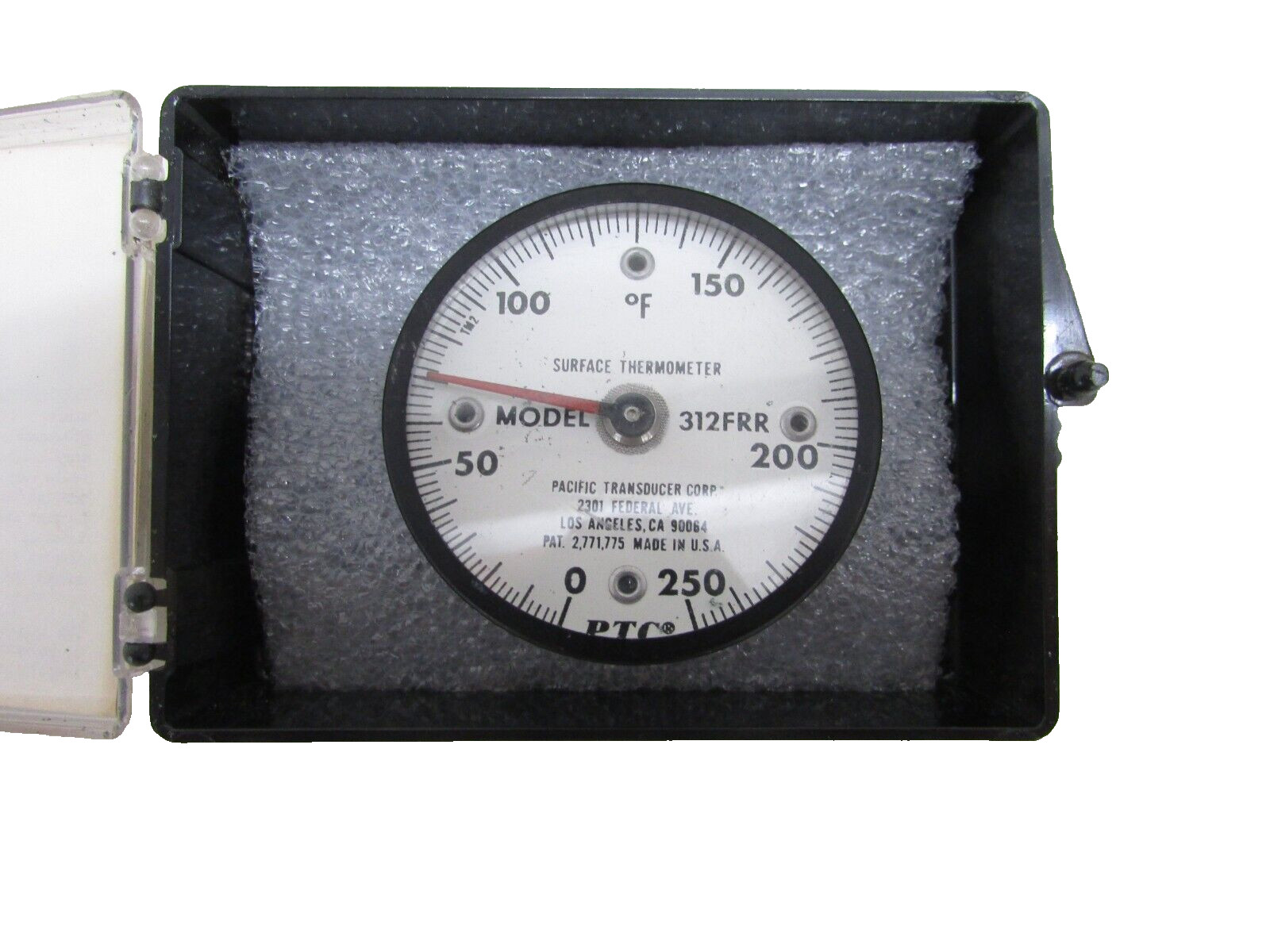 NOS! PTC INSTRUMENTS SURFACE THERMOMETER, 312FRR