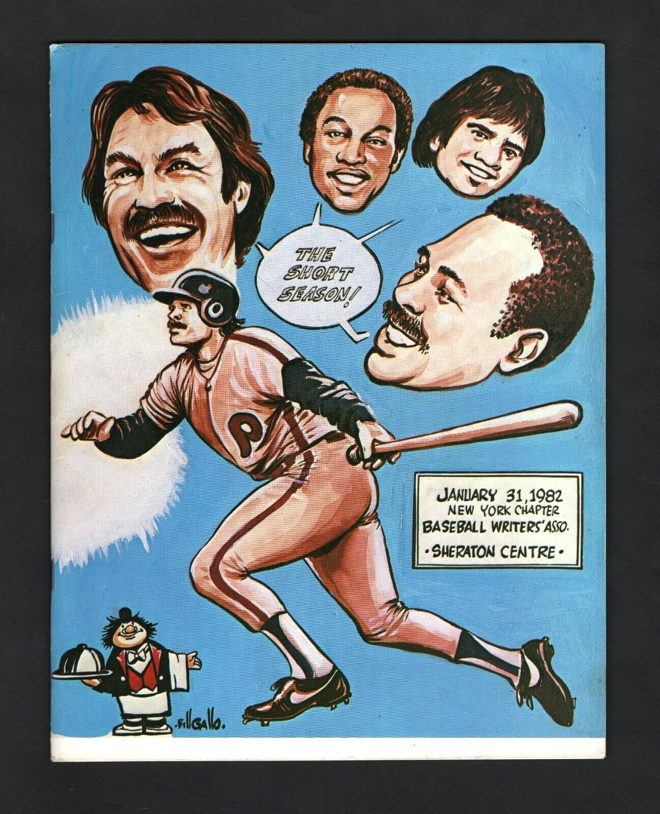 1/31/1982 59th New York Baseball Writers Dinner Program  #M1883