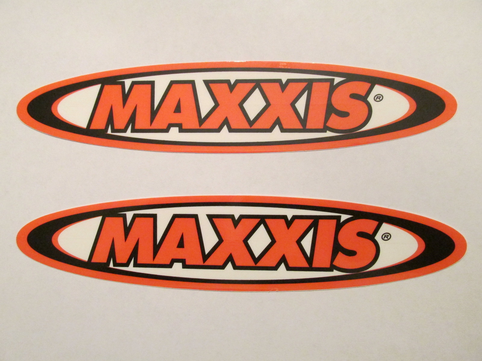 Two Maxxis Tires Arenacross Endurocross Sponsor Logo Decal Graphic Sticker