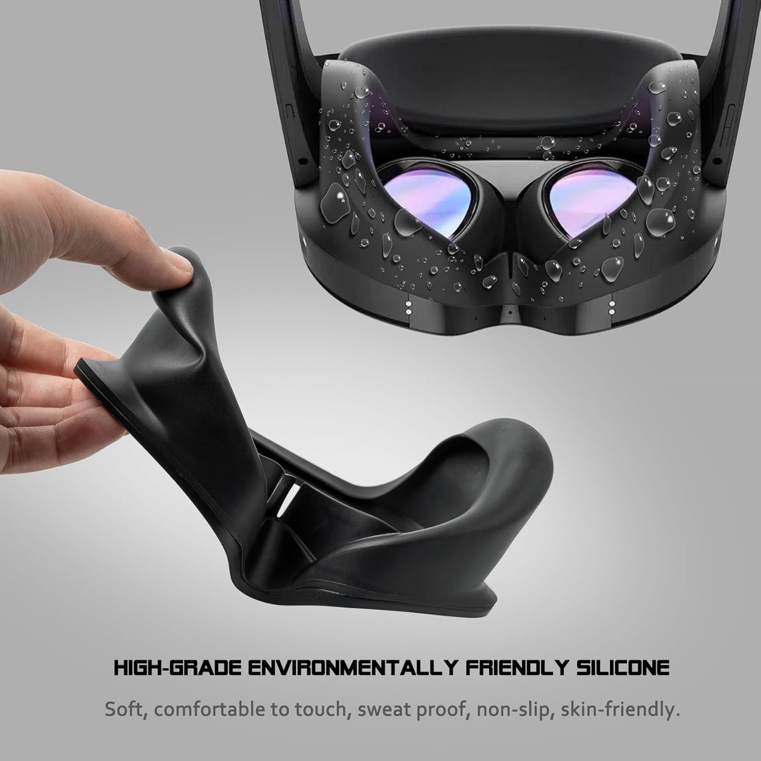 Ultimate VR Experience with Full Light Blocker for Quest Pro