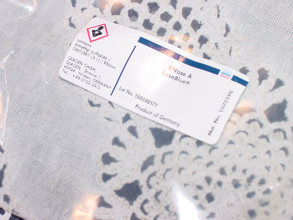 Qiagen Mat. No. 1072590 RNase A LyneBlue, NEW SEALED Package!