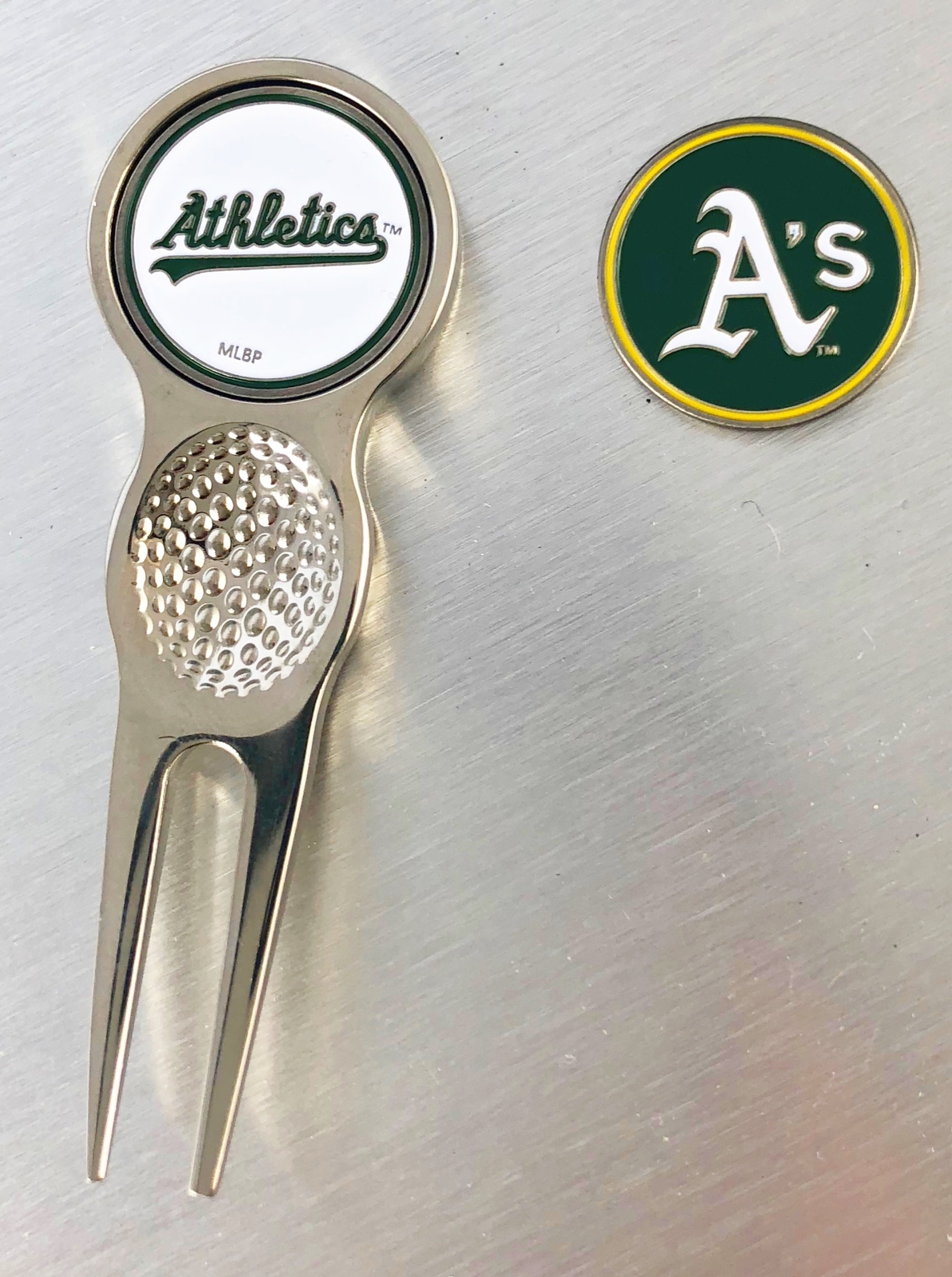 Major League Baseball MLB Golf Divot Repair Tool Ballmark Silver Bronze PICK
