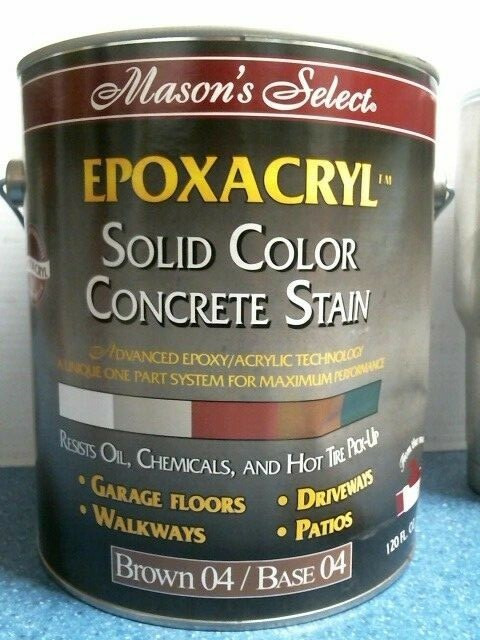 Duck Back 62044 Brown 04/ Base 04 Epoxacryl Solid Color Concrete Stain 1 gal. FS