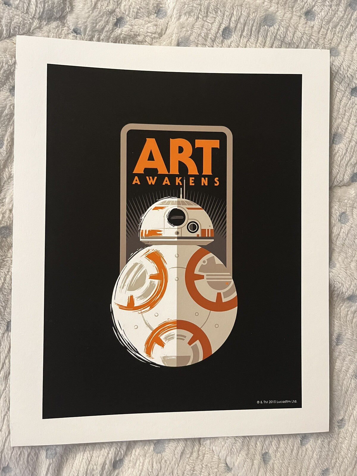 Tom Whalen Star Wars BB-8 The Art Awakens Art Print Poster Limited-Edition Mondo