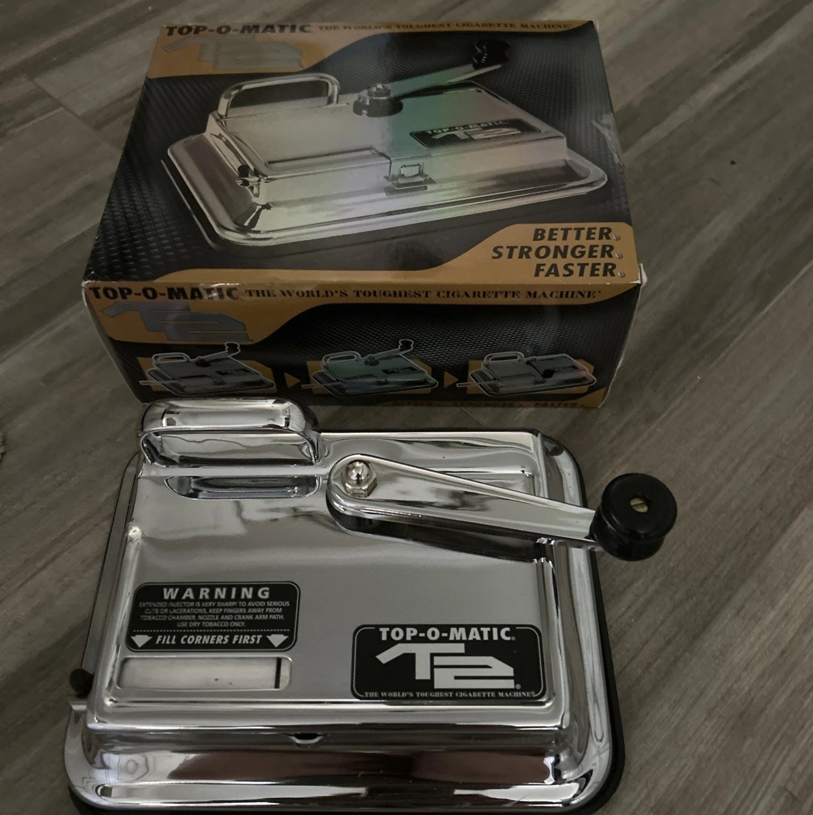TOP-O-Matic T2 Cigarette Maker Rolling Tobacco Injector Machine .