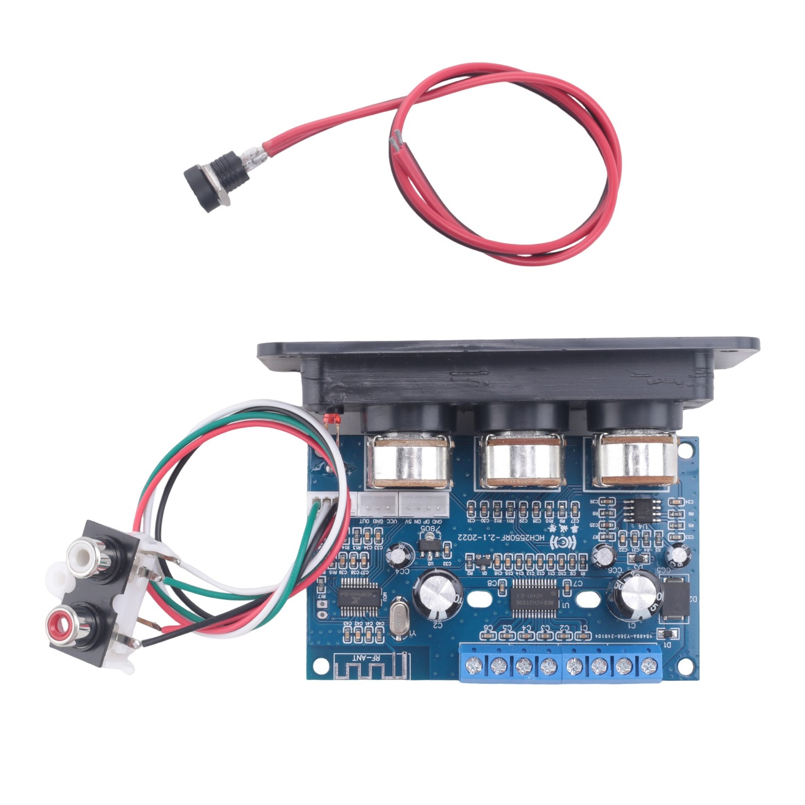 2.1 Channel Bluetooth 5.0 Audio Amplifier Board 2X25W+50W Subwoofer Class D5988