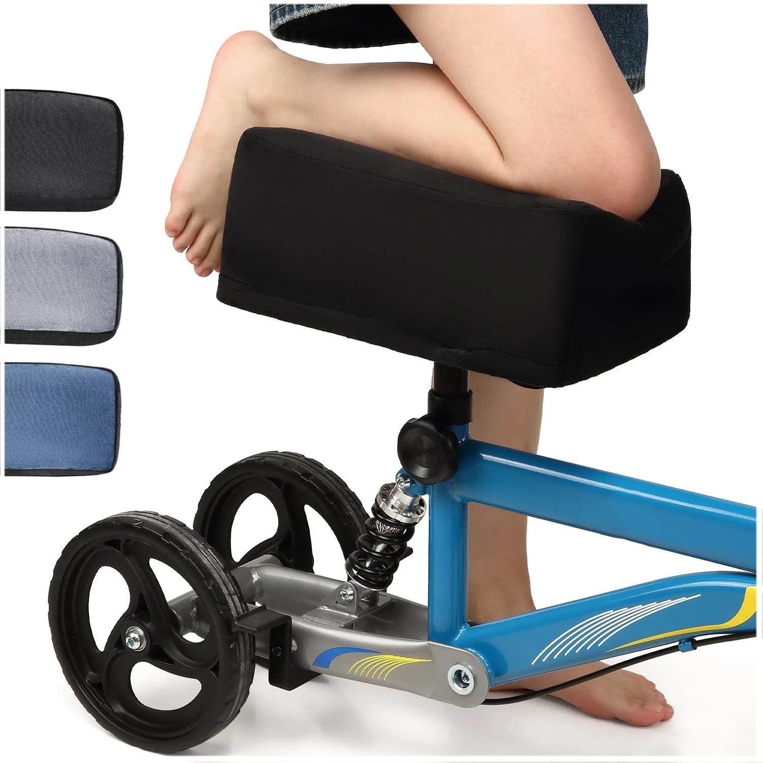 Knee Scooter Pad Cover - Soft and Comfortable Memory Foam Cushion, Walker Acc...