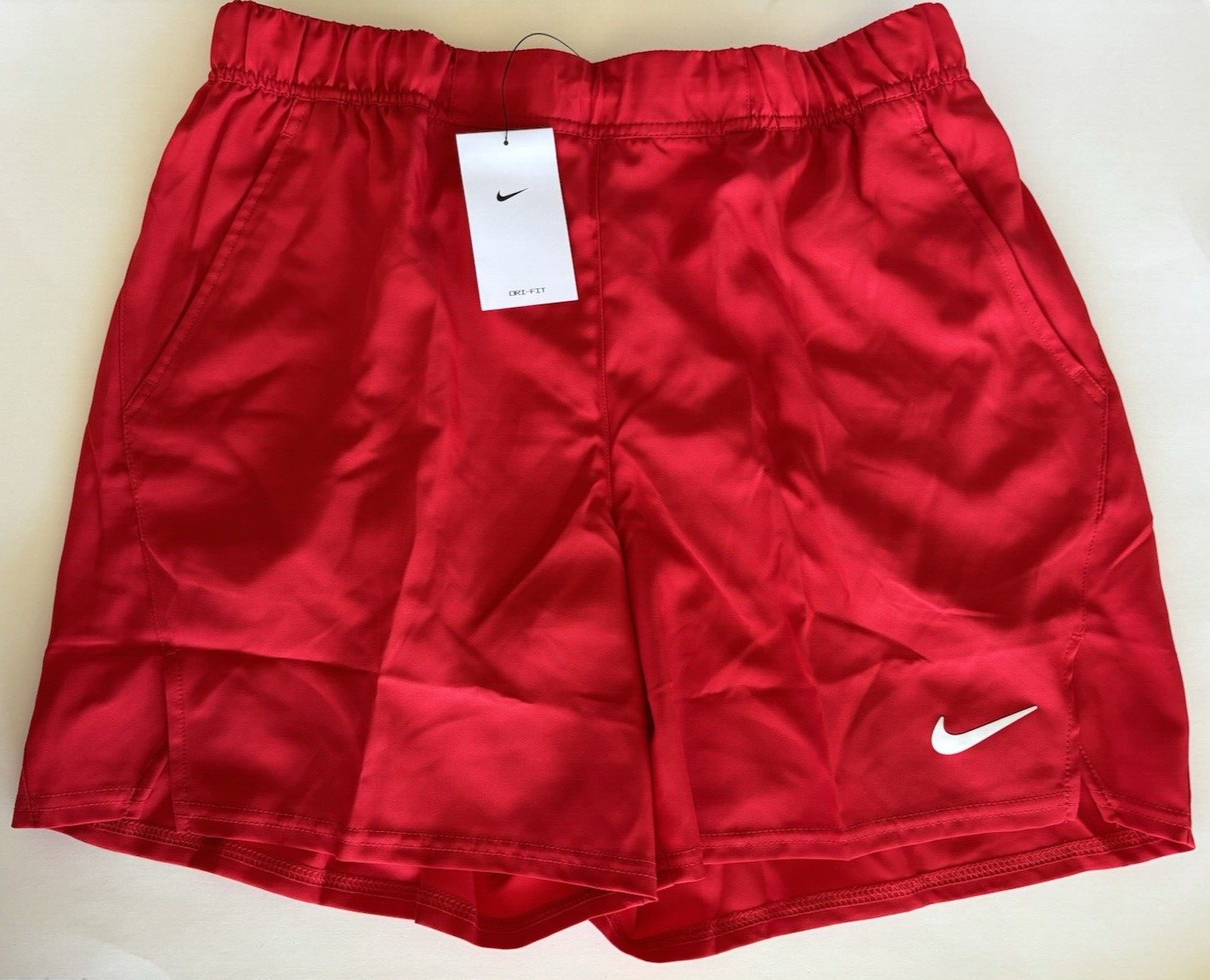 Nike Shorts XL Red Court Victory 7" Dri-FIT Tennis Gym Men's CV3048-657 NWT