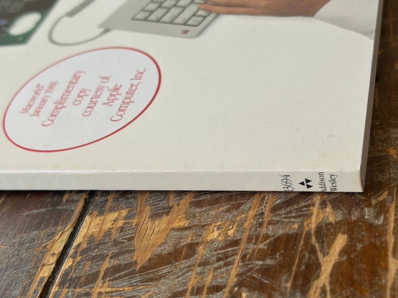 Inside Macintosh X-Ref 1988 Vintage Apple Programming Book Signed As-Is