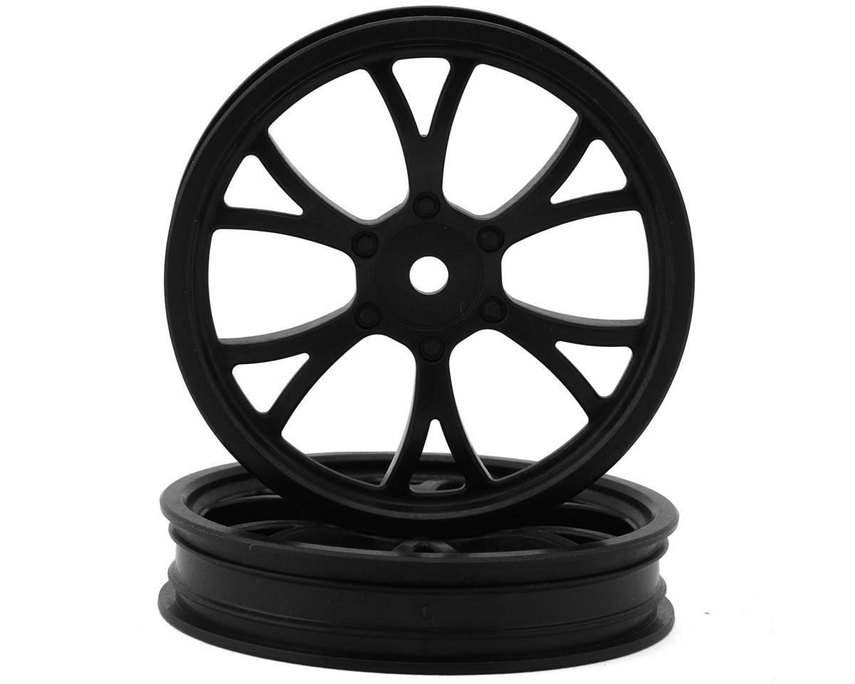 eXcelerate Super V Drag Racing Front Wheels (Black) (2) w/12mm Hex [XCE-0040-SV]