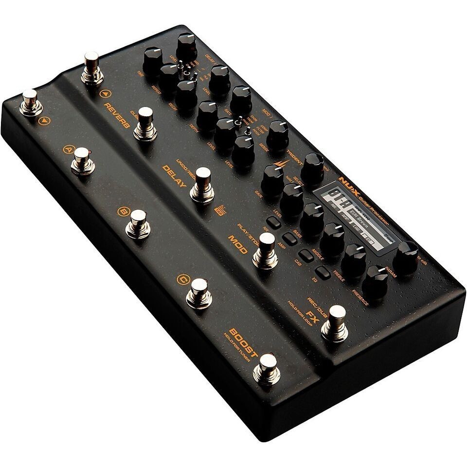NUX TRIDENT NME-5 Guitar Processor With Amps, IR Loader, FX, Phrase Looper Black