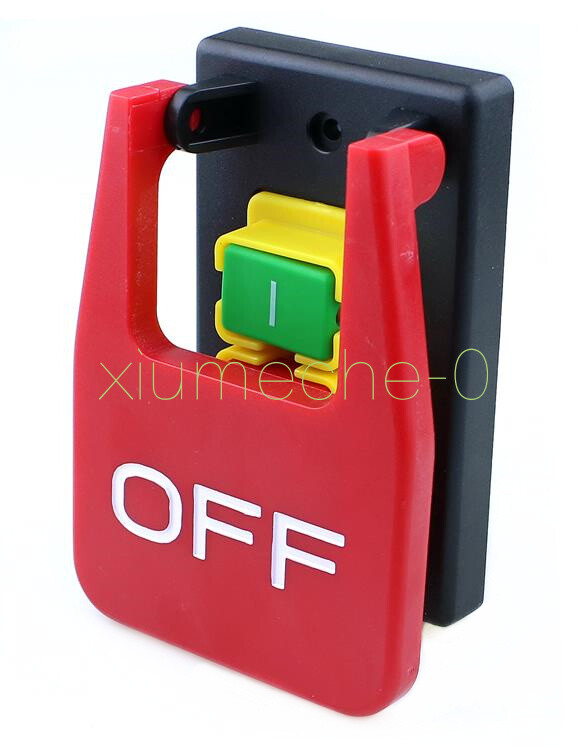 NEW KJD17B 220V-240V 16A 5E4 electromagnetic safety switch emergency stop cover