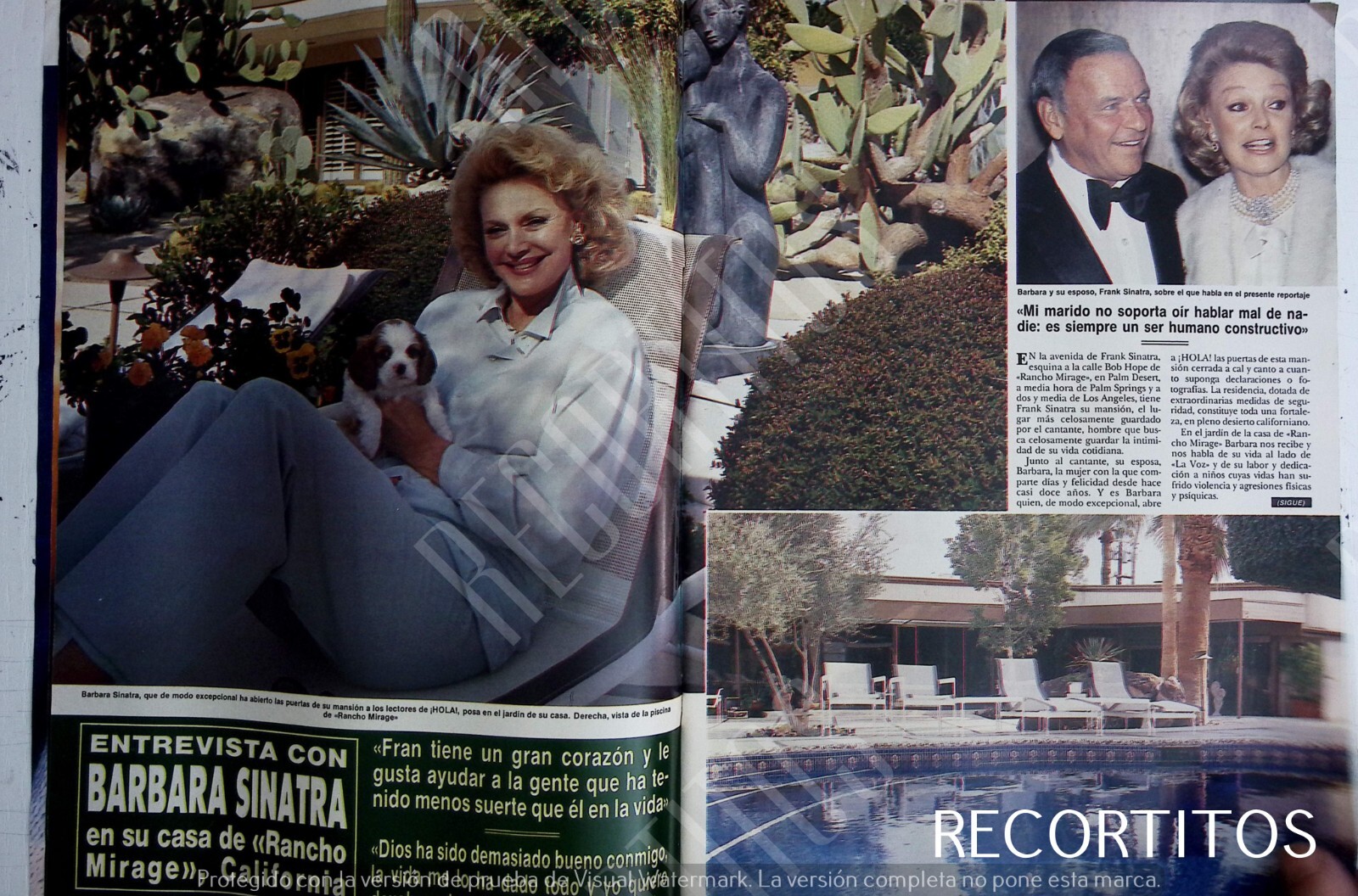 CLIPPINGS H 2271 BARBARA SINATRA FRANK
