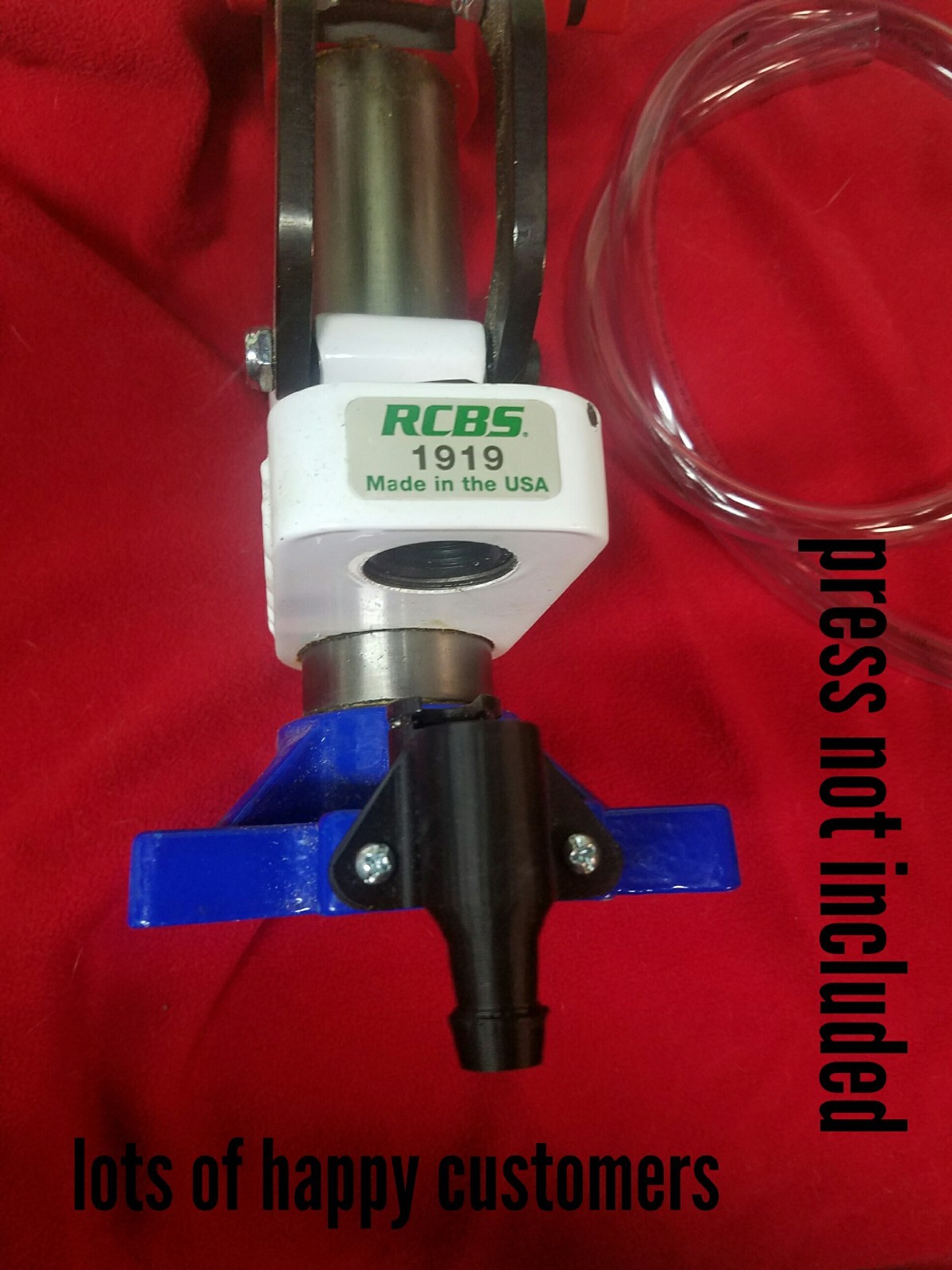 RCBS SUMMIT press primer CATCHER Upgrade (black) with screws and hose!!
