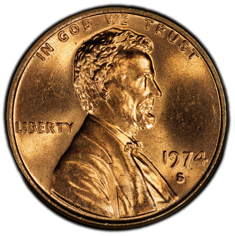 1974-S Mint State Lincoln Memorial Cent 1C