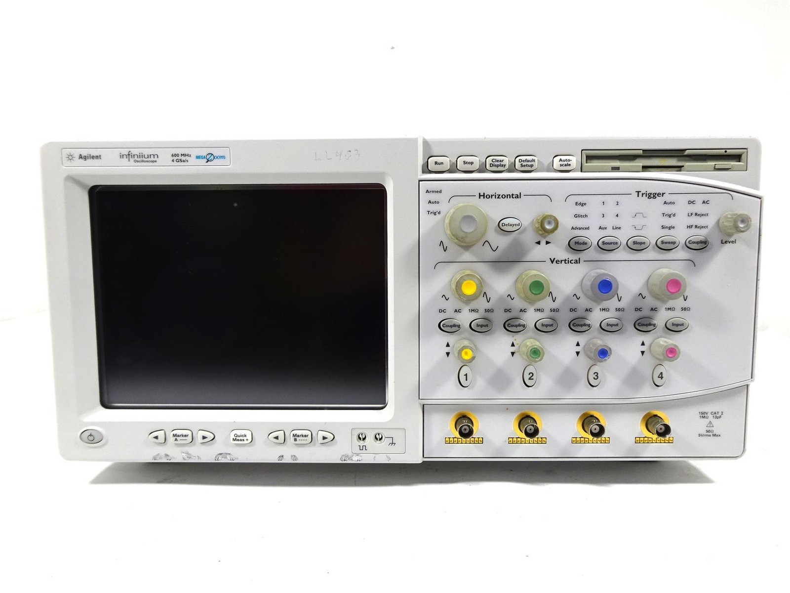 Agilent 54831M Infiniium Oscilloscope 600 MHz 4 GS/a - No Power - AS IS