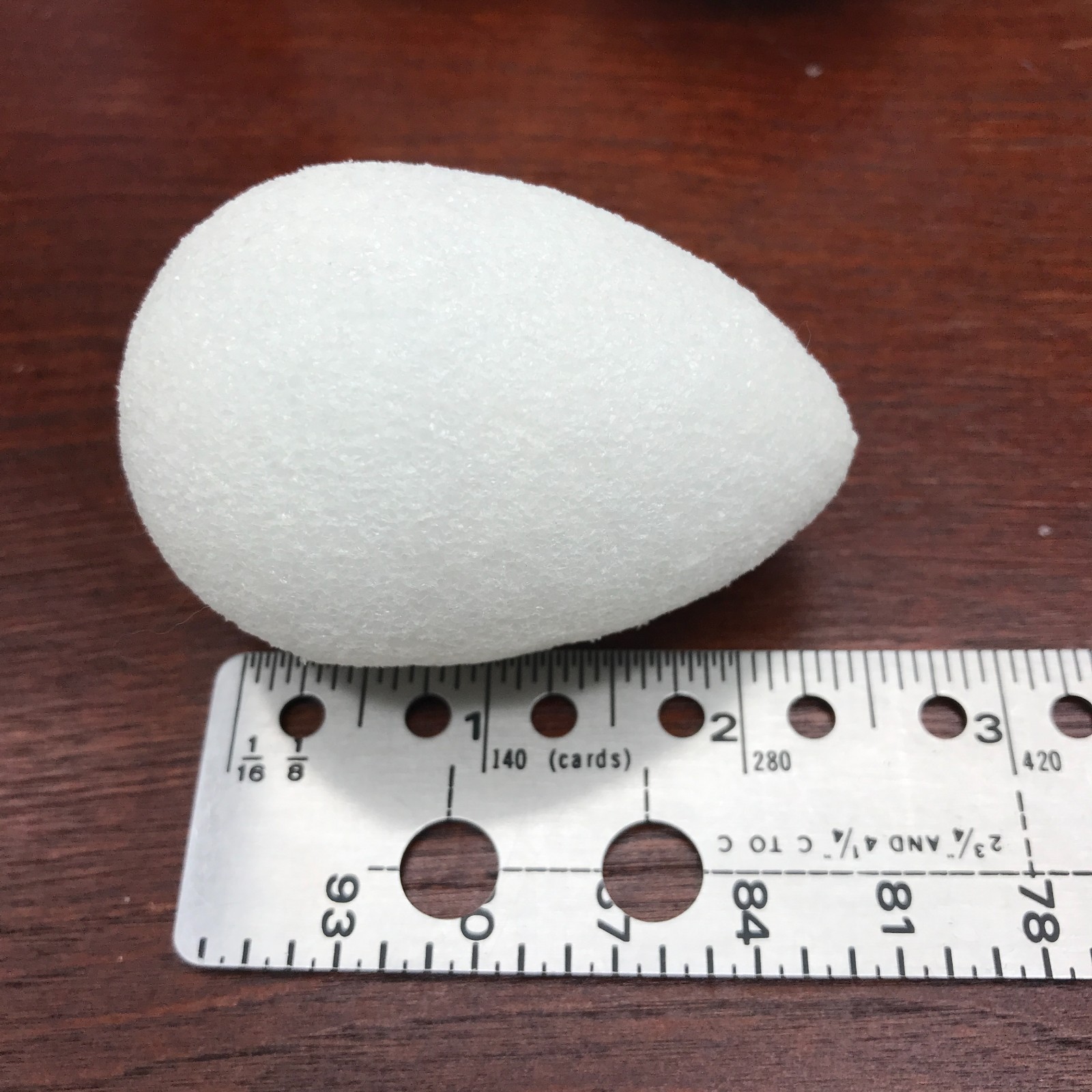 Styrofoam Craft Easter Eggs Various Sizes 10-pack