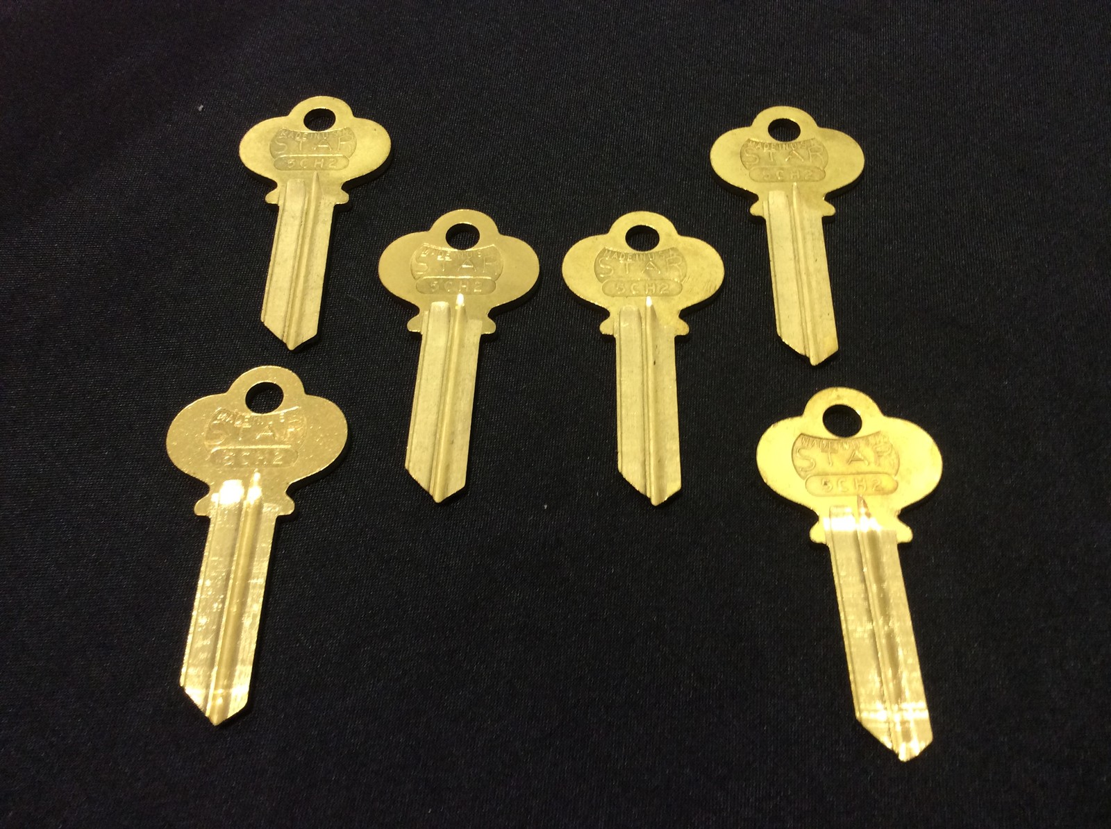 Chantrell by Star CH5 Key Blanks, Set of 6- Locksmith