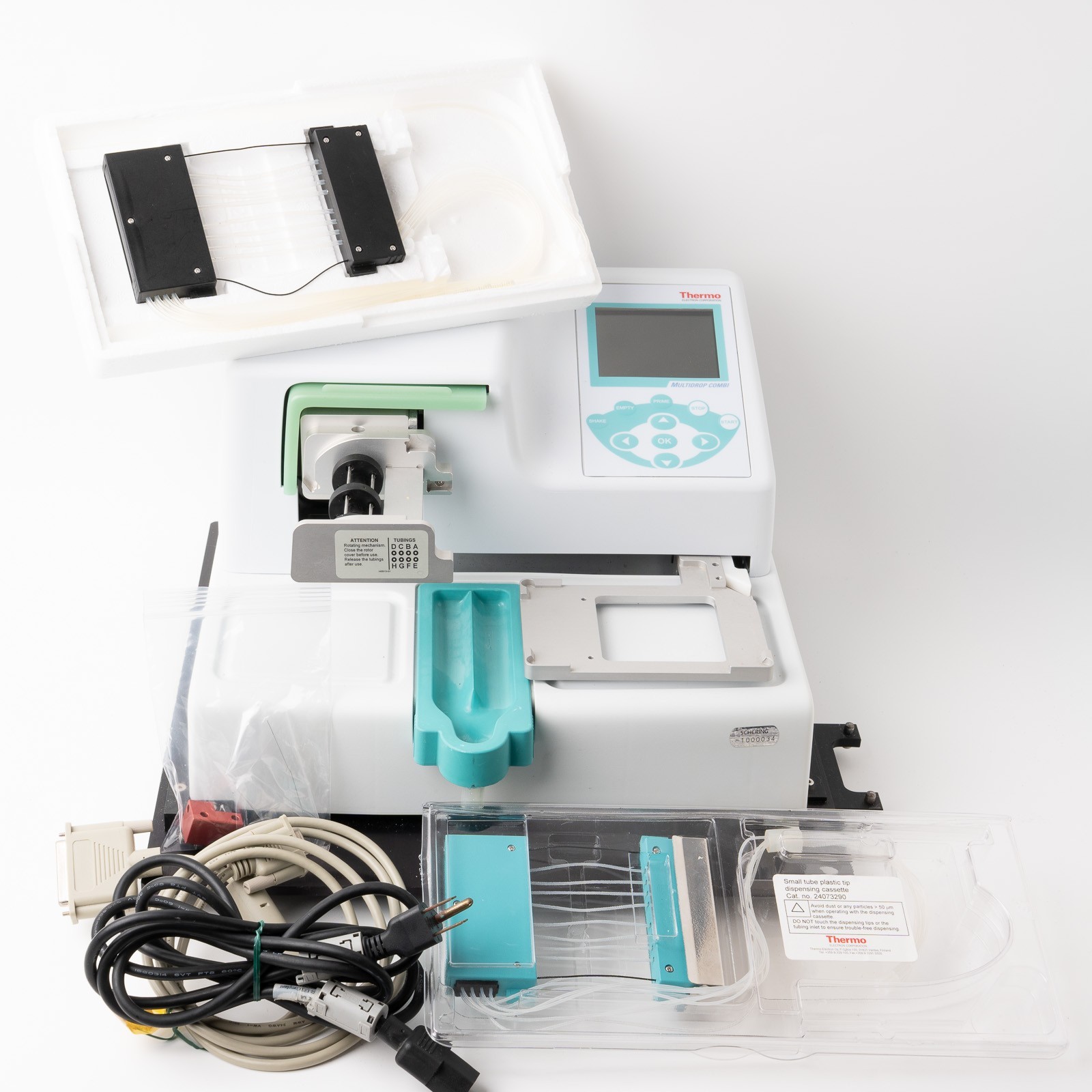 Thermo Scientific Multidrop Combi 836 Reagent Dispenser 5840300 w/ 2 Cassettes