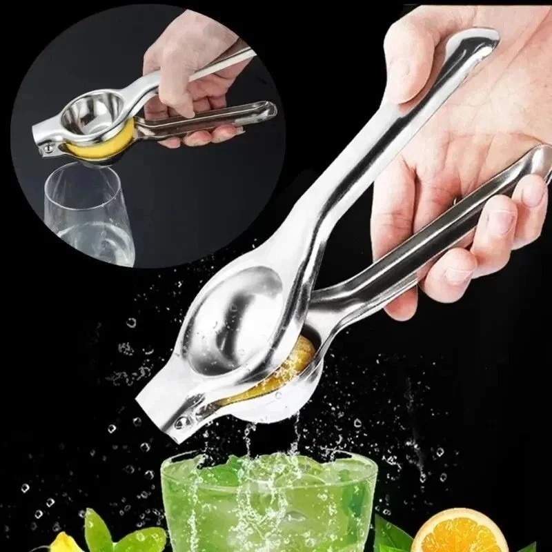 Stainless Steel Kitchen & Bar Lemon Orange Lime Squeezer Juicer Hand Press Tool