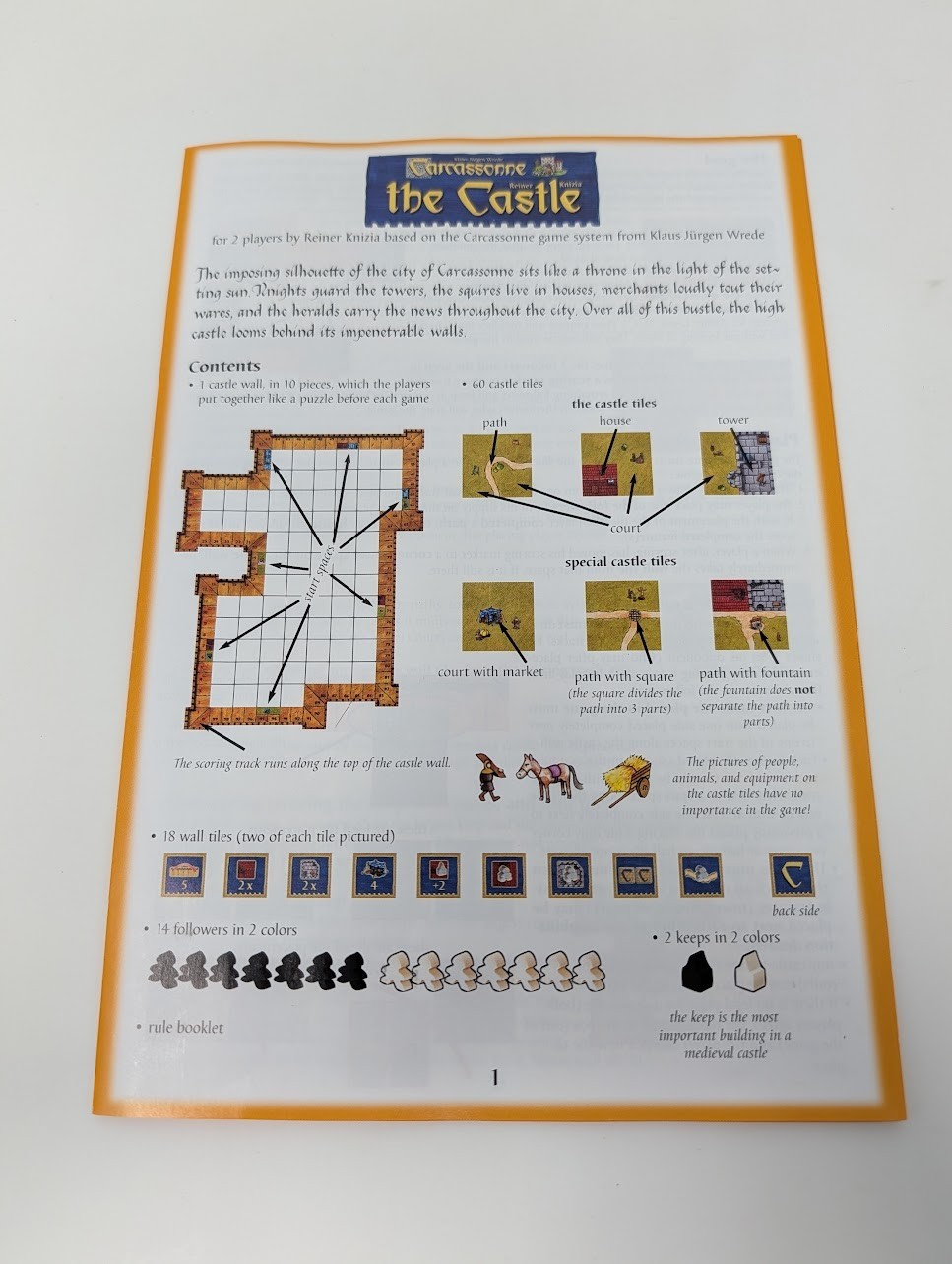 Carcassone The Castle 2003 - Replacement Pieces PICK