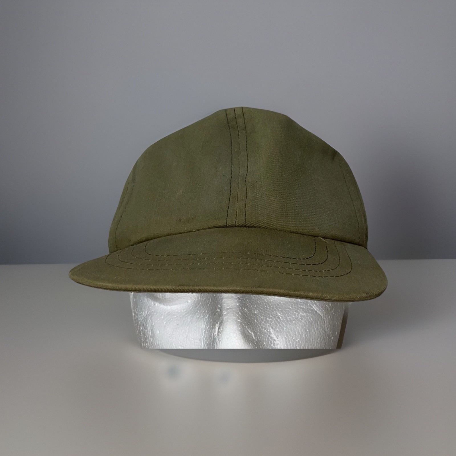 Vintage 60s Military Hat Adult Size 7 US Army Baseball Cap 1960’s 6 Panel Rare