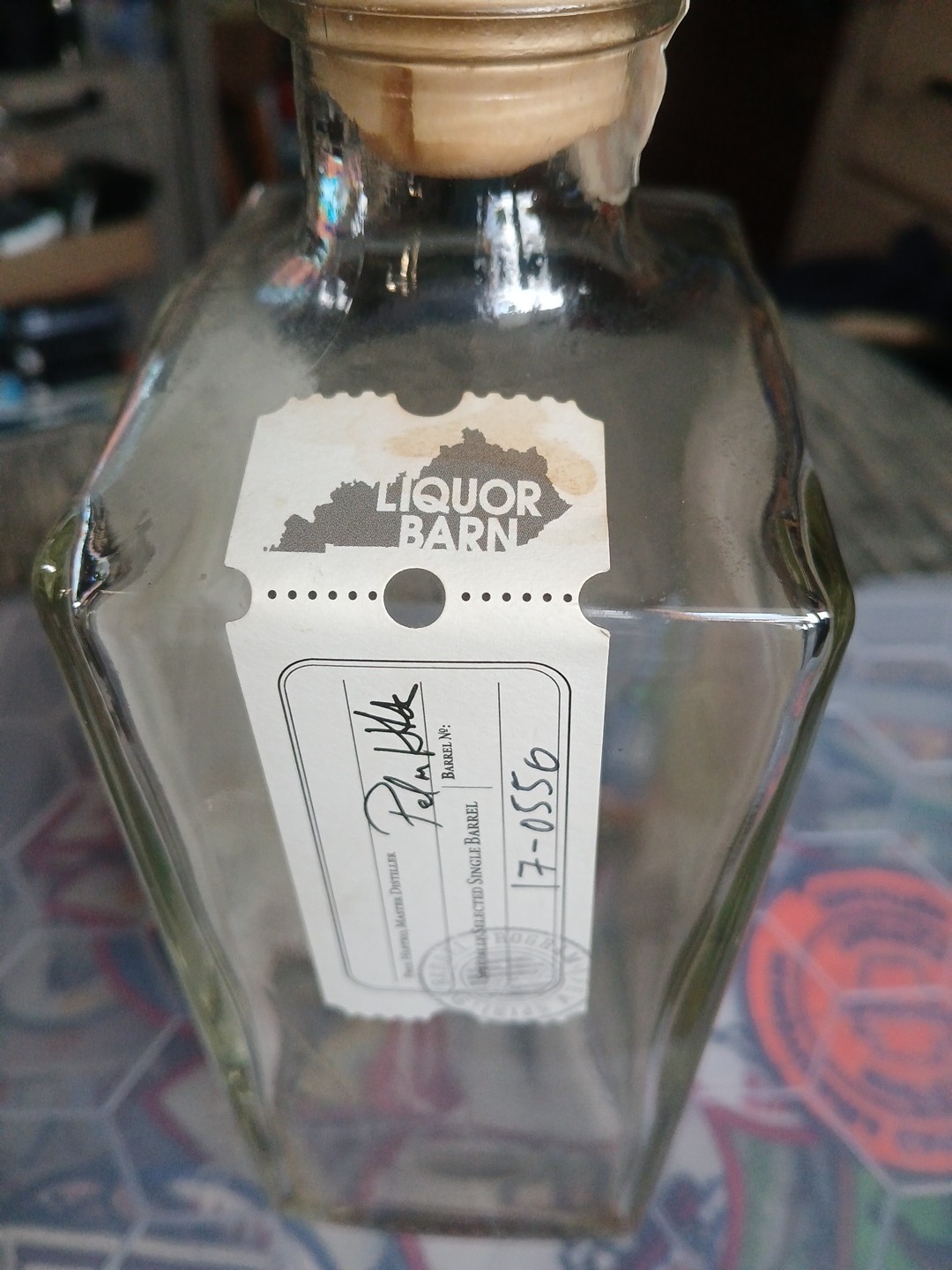 FEW BOURBON WHISKEY EMPTY BOTTLE 750ml