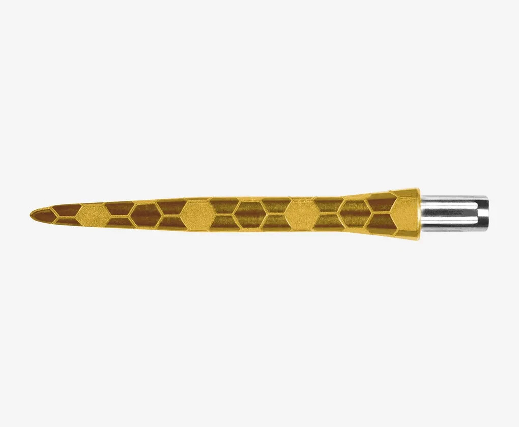 TARGET FIRESTORM  26mm GOLD ONYX STEEL TIP DART REPLACEMENT POINTS 3 PACK