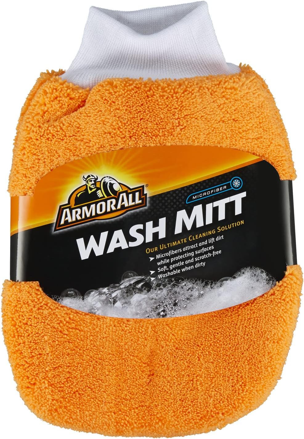 Microfiber Car Wash Mitt by , Car Wash Supplies for Cars, Trucks and Motorcycles