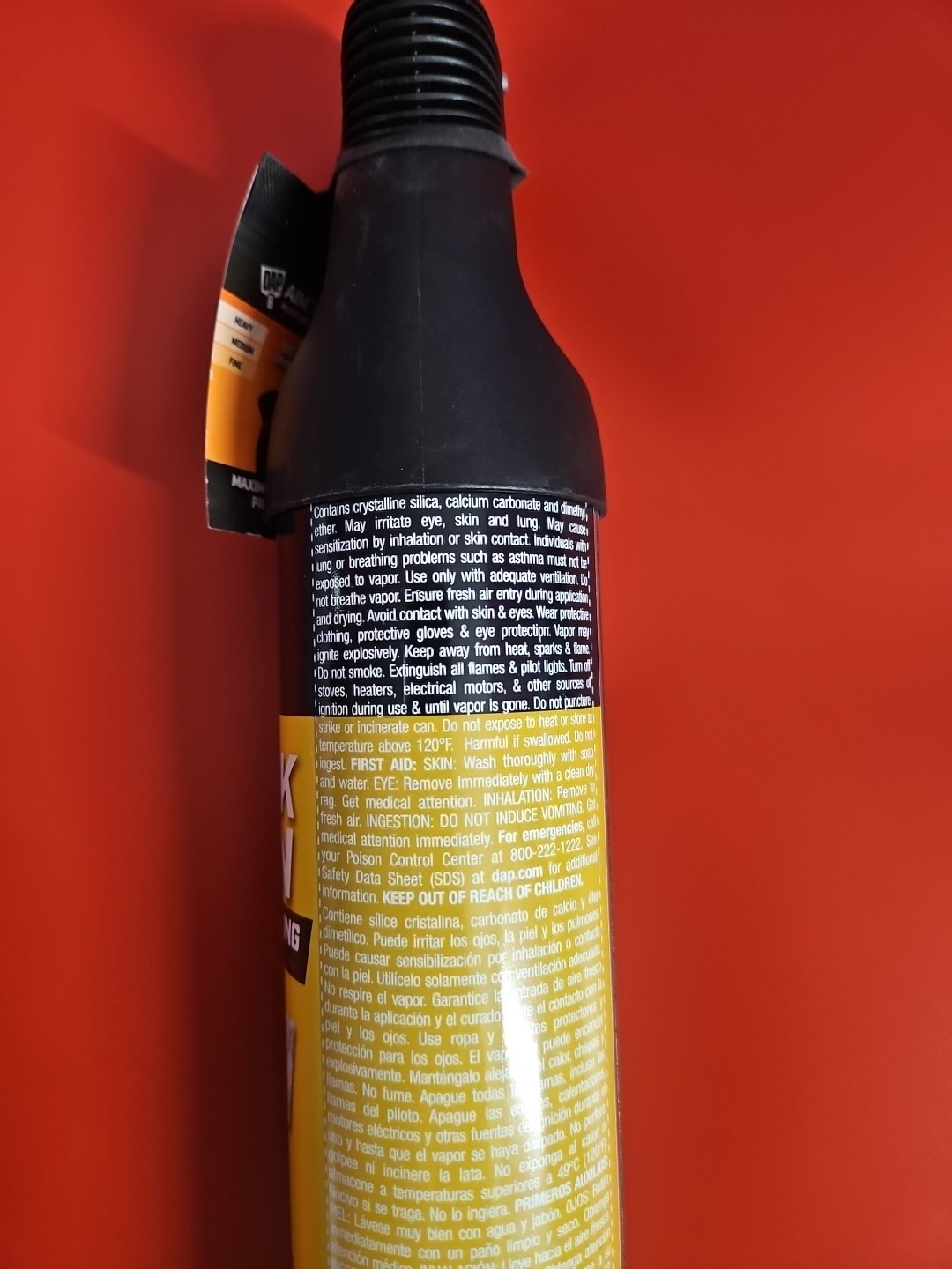 DAP Knockdown Water Based 2 in 1 Wall & Ceiling Texture Wide Spray - 25 Oz - NEW