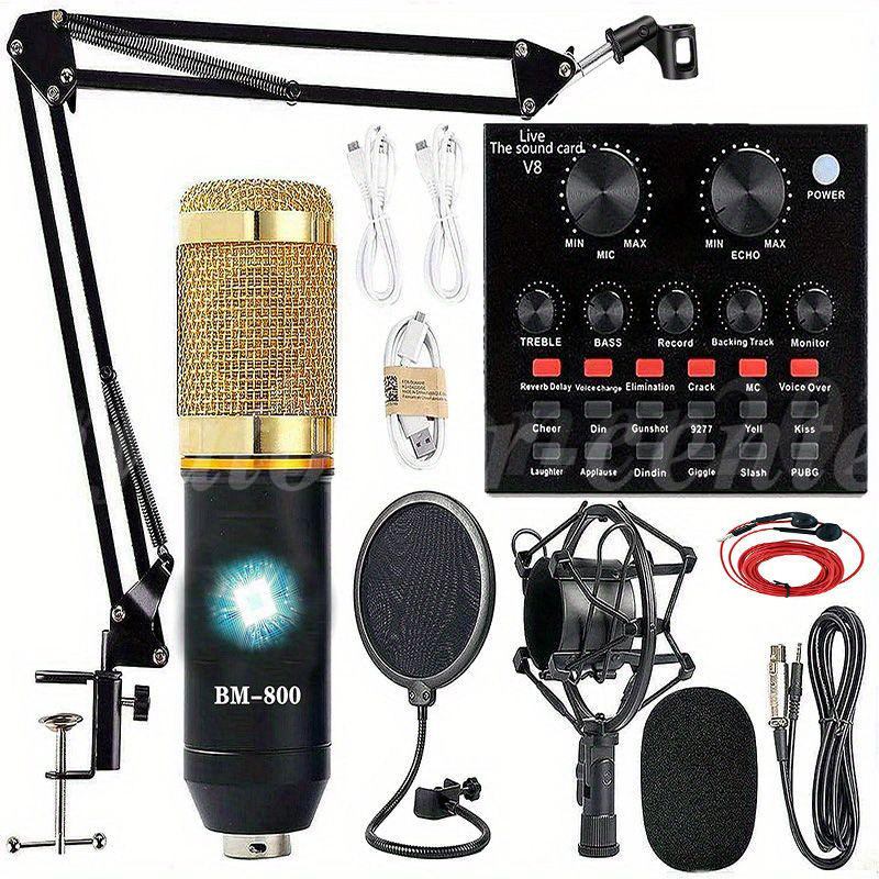 Podcast Equipment Bundle V8 Recording Studio Package Broadcast Live Streaming