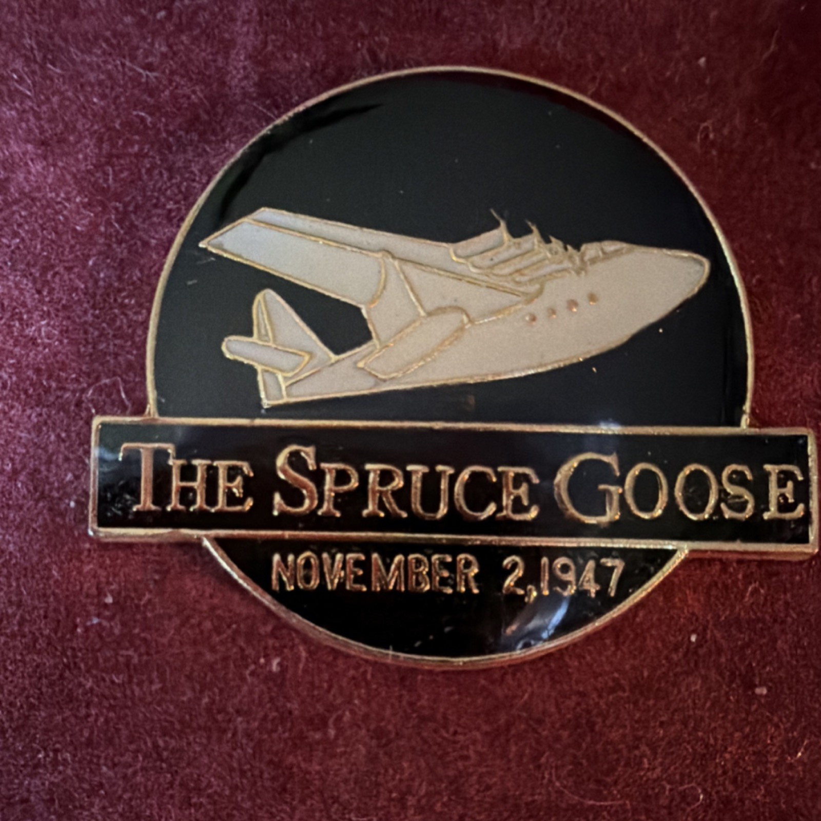 Pinnacle Designs The Spruce Goose Aviation Collectible Pin November 2, 1947