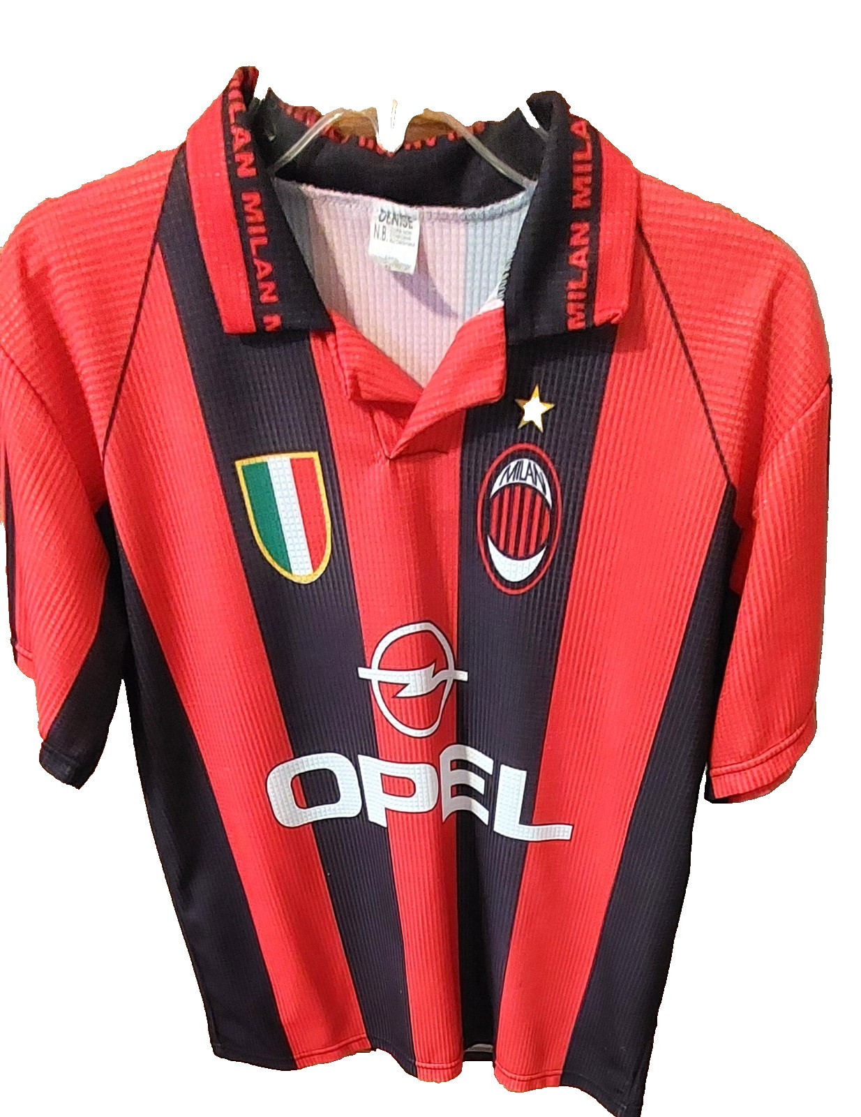 AC Milan Paolo Maldini  Short Sleeve Jersey Sz Small