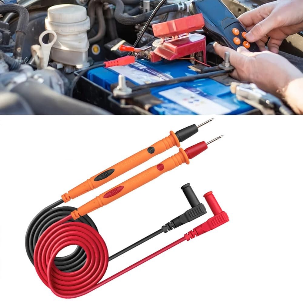 Digital Multimeter Test Leads 1000V 20A Sharp Probe Extension Clamp Tester Acces