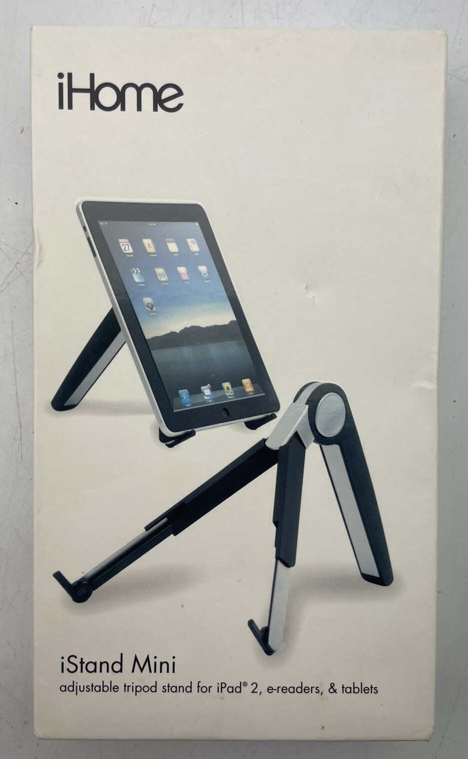 NEW IHome IStand Mini Adjustable Tripod Stand - iPad 2, E-readers & Tablets NWT