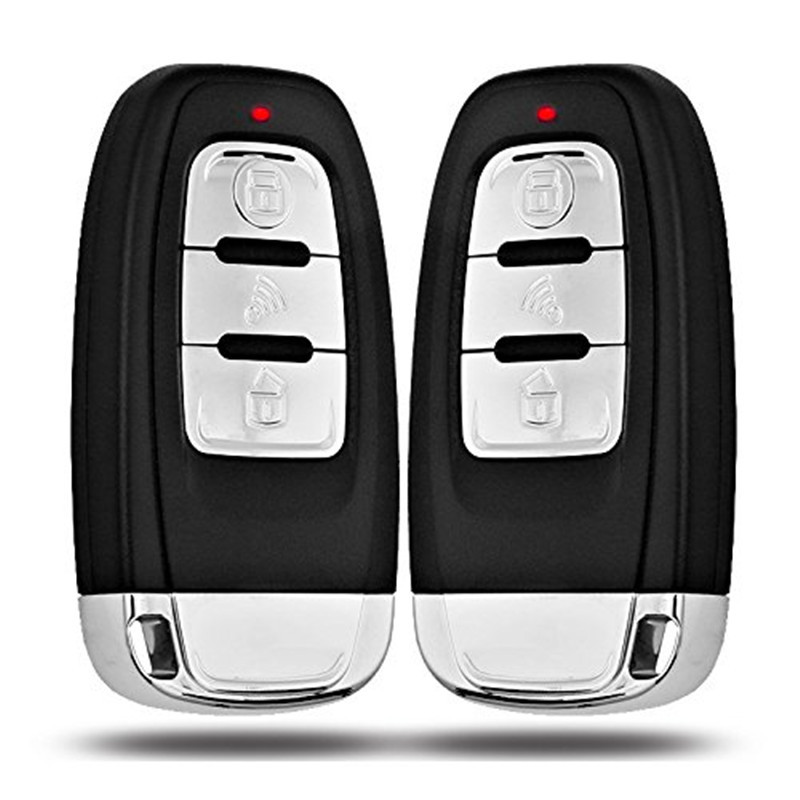 DC 12V PKE Car Alarm System Keyless entry Push button Engine Start Remote Key