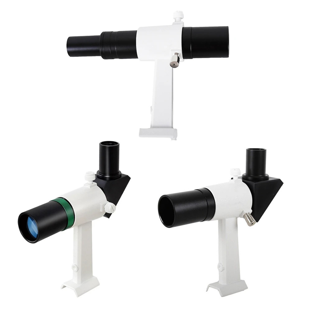 6x30 Finderscope Full Metal with Crosshair & Bracket for Astronomy Telescope