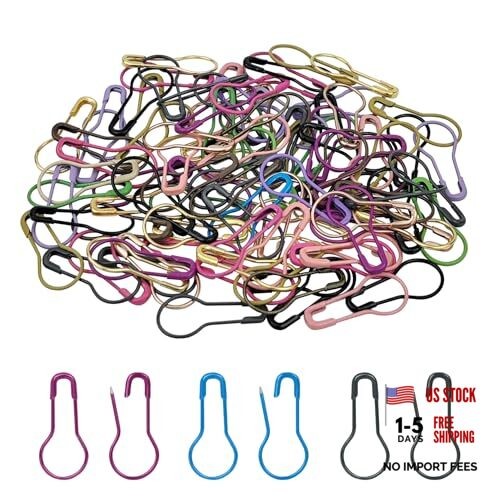 Pcs Premium Metal Gourd Pins - 0.8" Bulb Safety Pins for Clothing 500 Mixcolor
