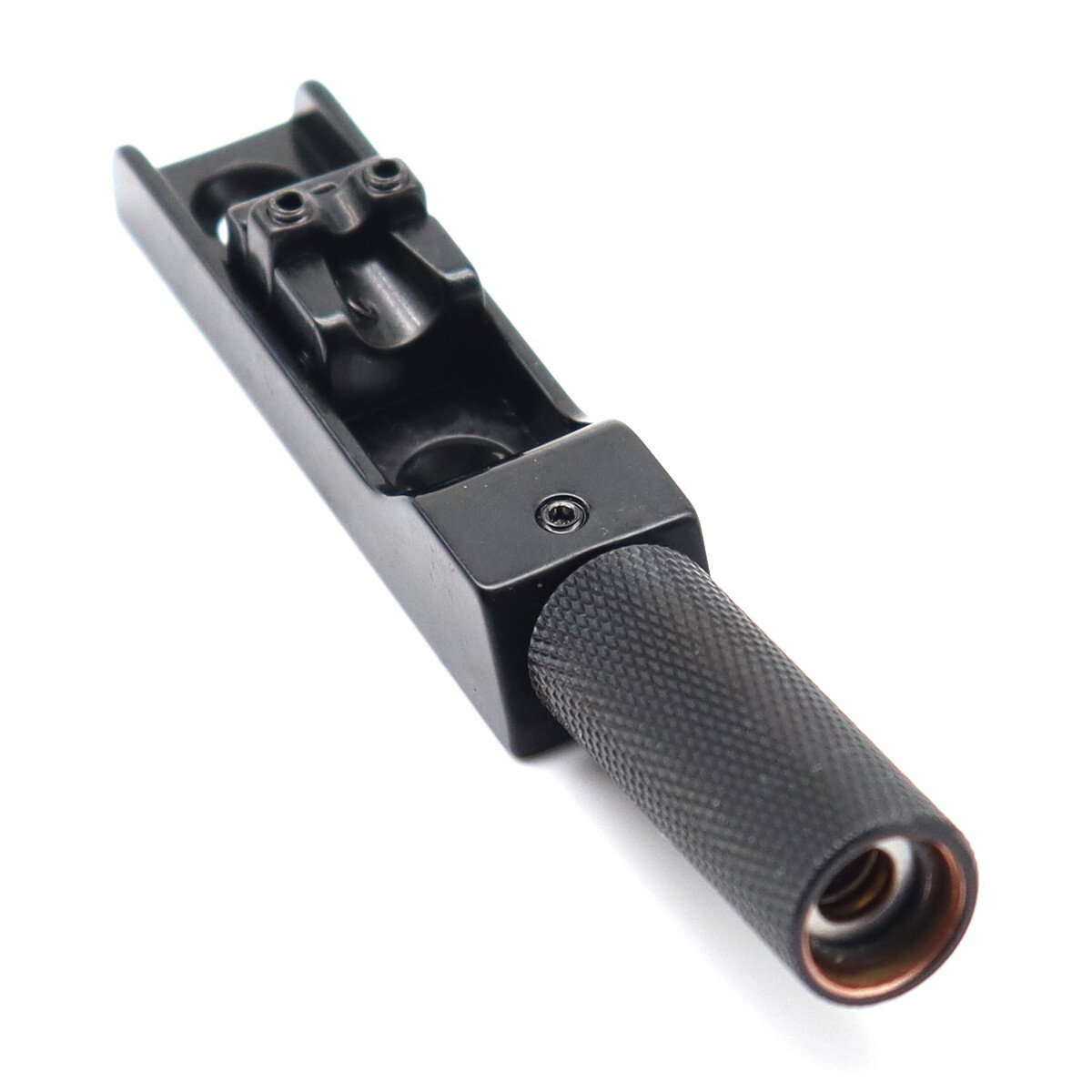 6 String Single String Bass Bridge Headless Individual Bridges and Nuts Black