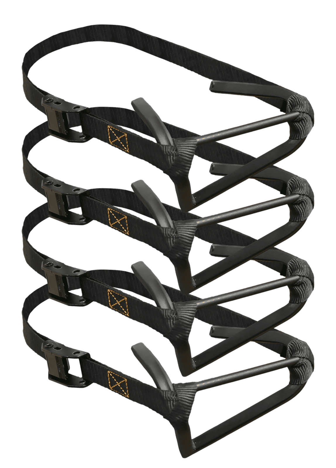 Muddy Mud-Mss-4Pk Micro Stagger Step Black Steel Nylon