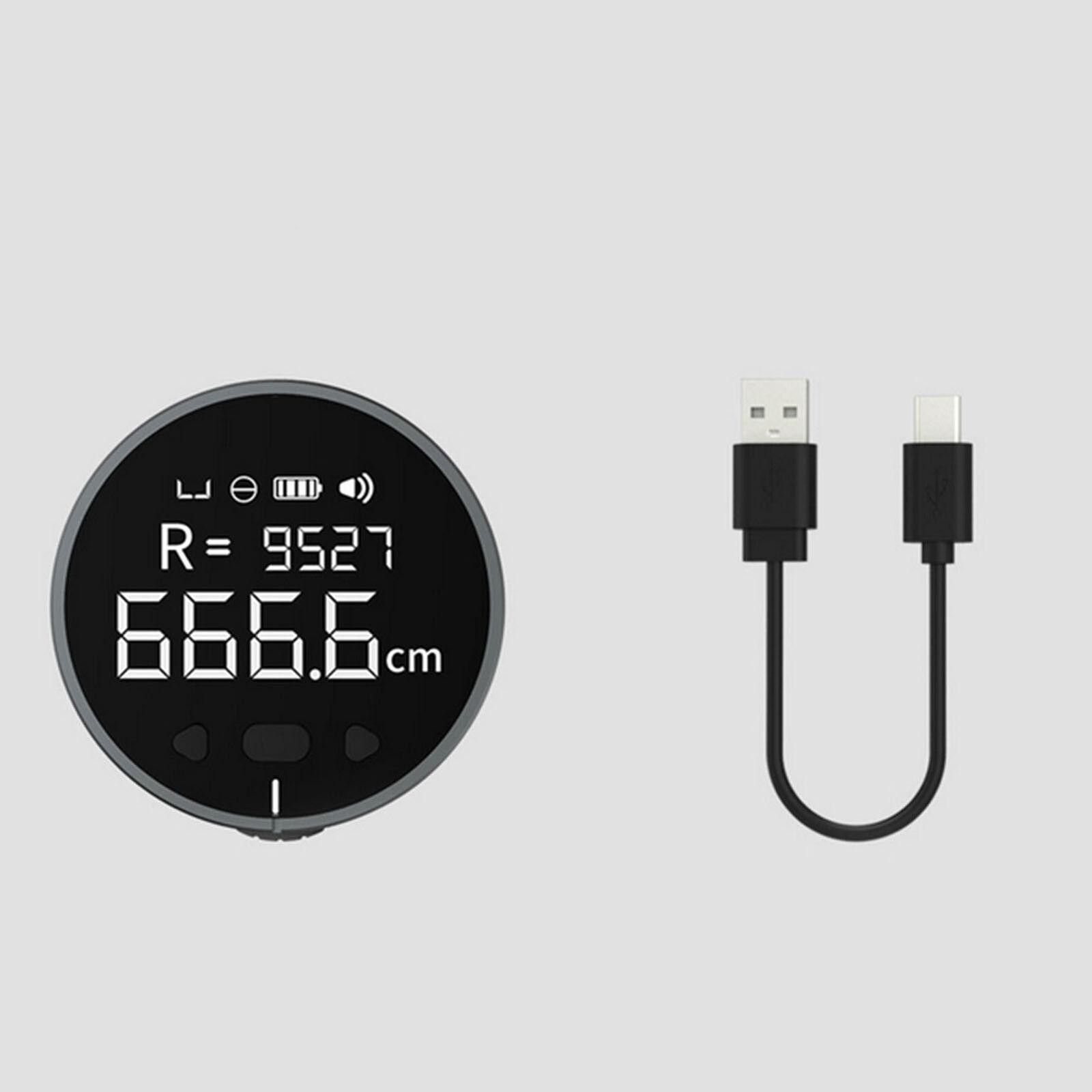 Multi-Function Rechargeable Tуpe-C LCD Display Electronic Tape Measure Ruler
