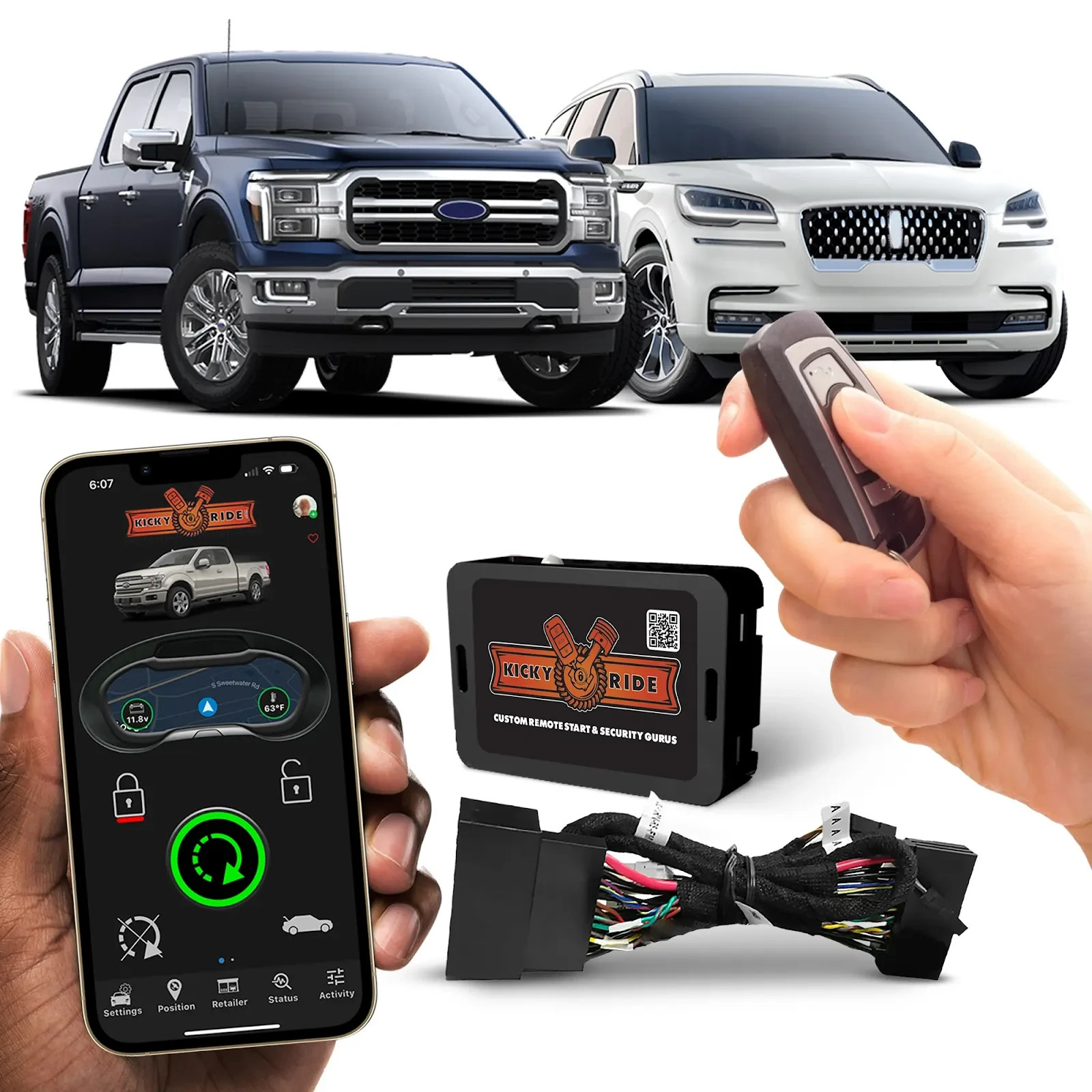 Plugin Remote Start - OEM Fob & APP! Select 2014-2024 Ford/Lincoln Models