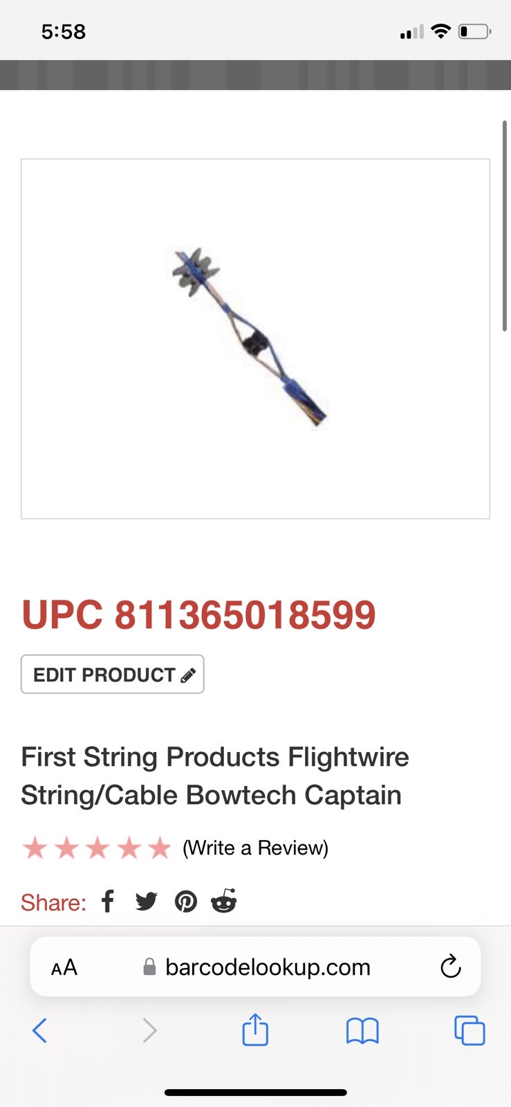 Firststring Flightwire premium bow string Brand new