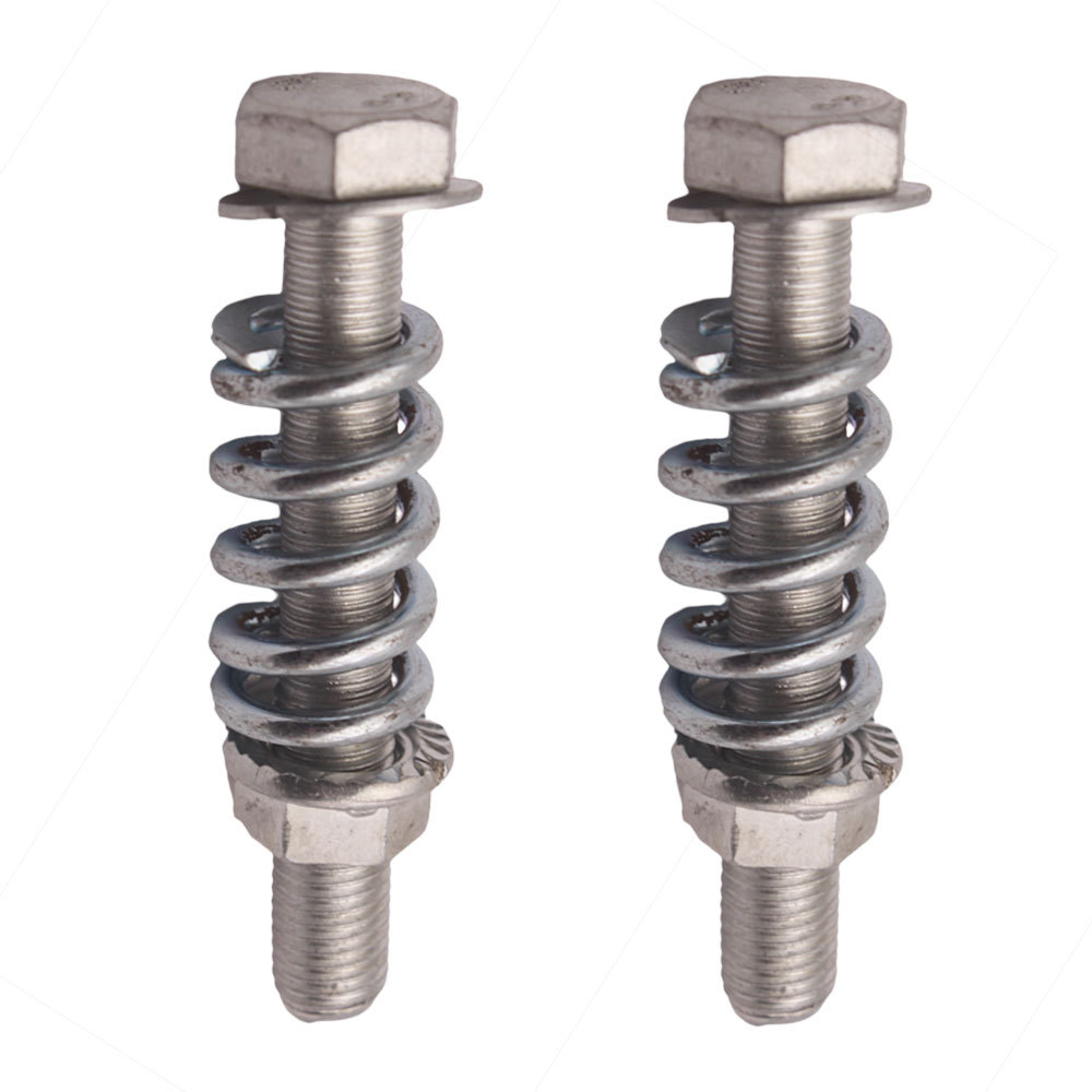 Mild Steel M10x1.5 Exhaust Spring Bolt Stud Nut Kit Hardware Repair Replacement