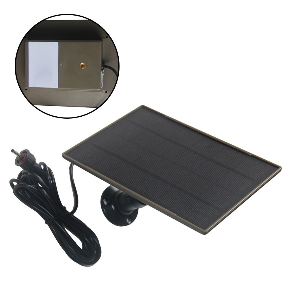 For Outdoor Solar Charging System for Trail Camera Includes All Adapters