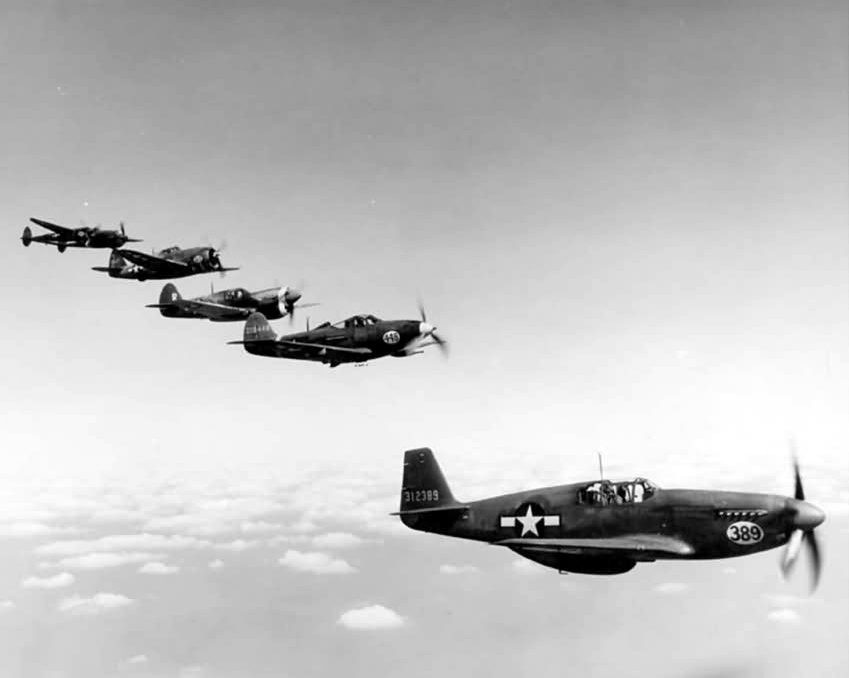 North American P-51 Mustang World War II WWII WW2 8x10 Photo 573c