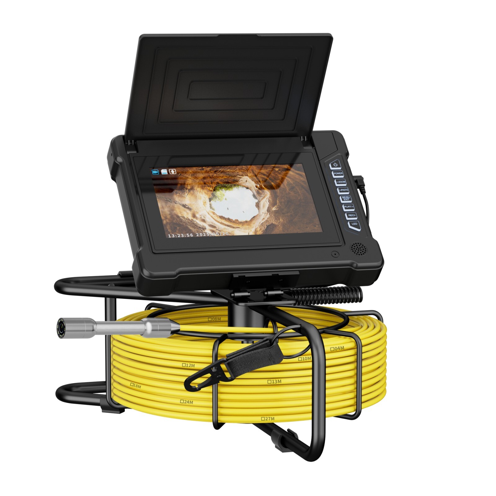 40m 7inch Sewer Camera Pipe Inspection Camera Drain Industrial Endoscope Camera