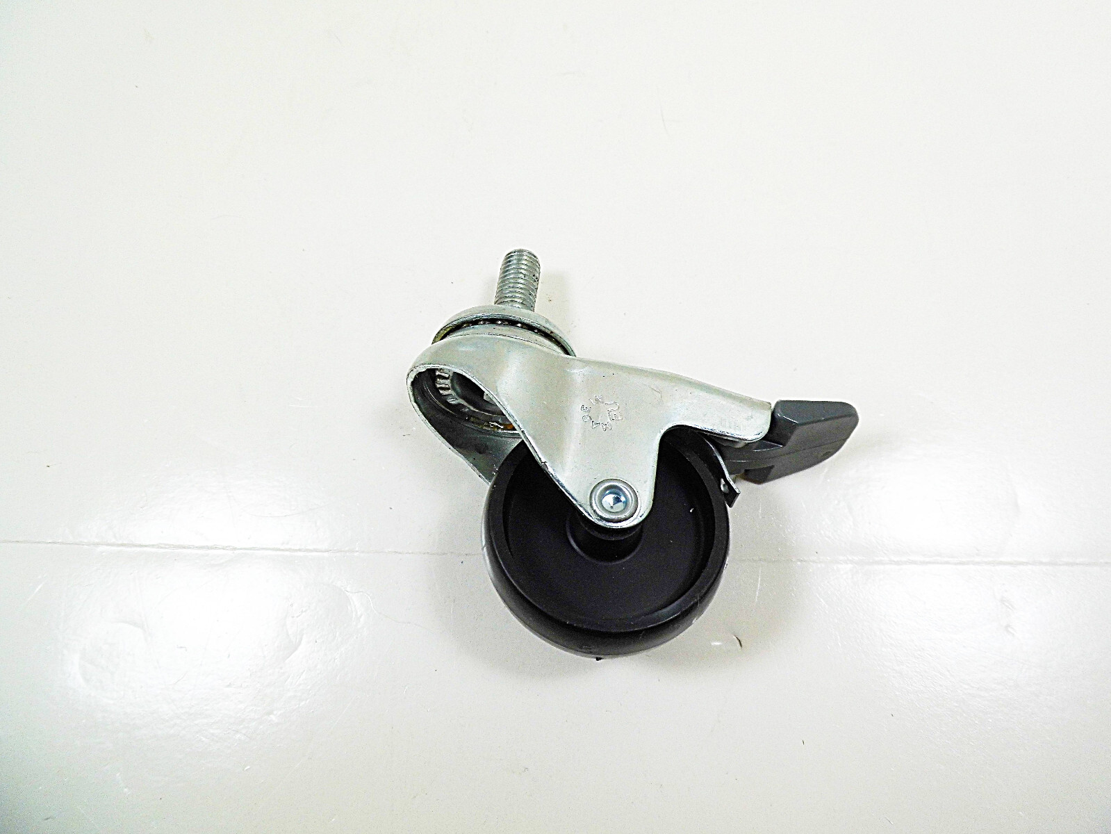 Furniture Caster Wheel with Brake Swivel Wheels Thread Stem Casters 1-7/8"x5/8"