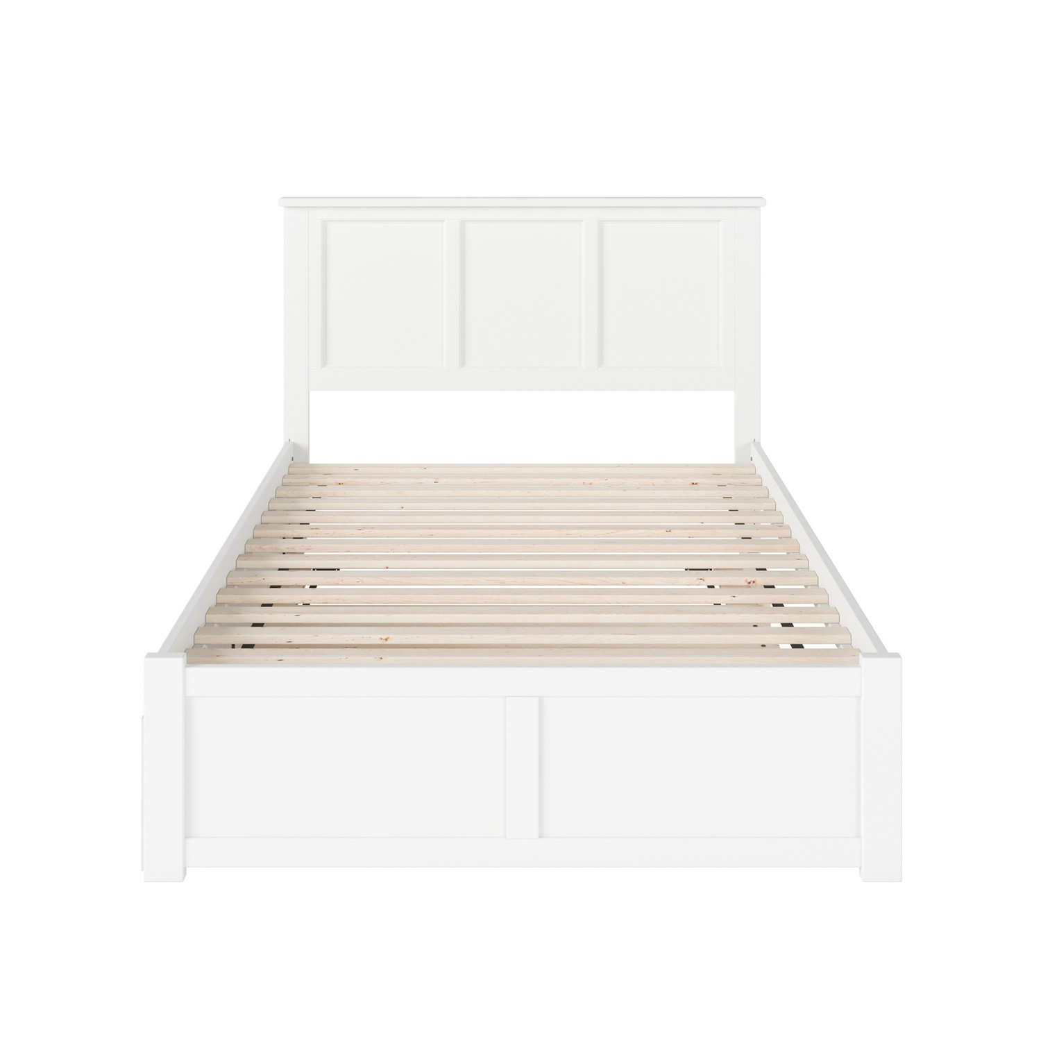 AFI Madison Full Platform Bed with Flat Panel Footboard and Turbo Charger with F